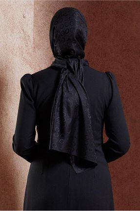 شال مشکی زنانه پلی استر Alvina - کد 871312369