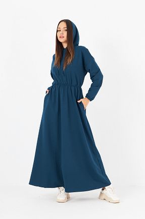 لباس حجاب آبی زنانه رگولار Avones - کد 871318968