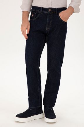 شلوار جین سرمه ای مردانه پاچه ساده U.S. Polo Assn. - کد 871323290