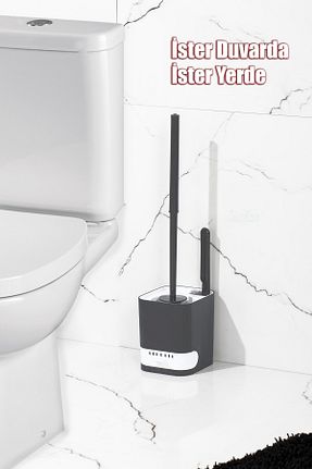 فرچه توالت طوسی پلاستیک Porsima - کد 868056052