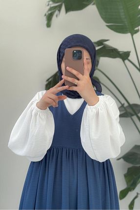 پیراهن بژ زنانه رگولار ANDE - کد 871318816