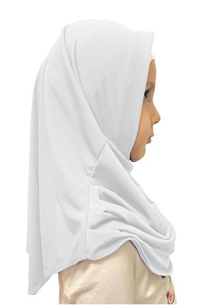 روسری سفید پلی استر ihvanonline - کد 871442661