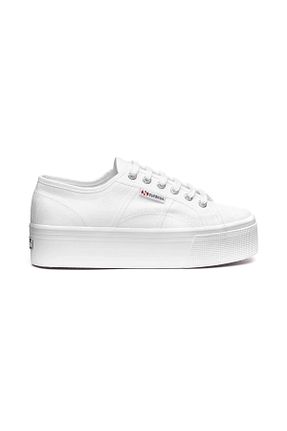 کفش اسنیکر سفید زنانه بند دار Superga - کد 701514376