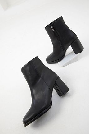 بوت / نیم بوت مشکی زنانه چرم مصنوعی SOHO - کد 867644253