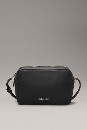 کیف پستچی مشکی زنانه چرم مصنوعی Calvin Klein - کد 363694983