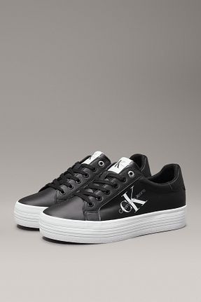 کفش اسنیکر مشکی زنانه بند دار Calvin Klein - کد 376375683