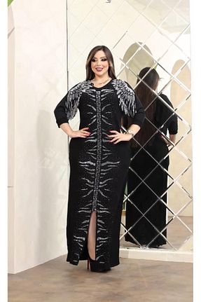 لباس مشکی زنانه بافت Kokostrendi - کد 851098573