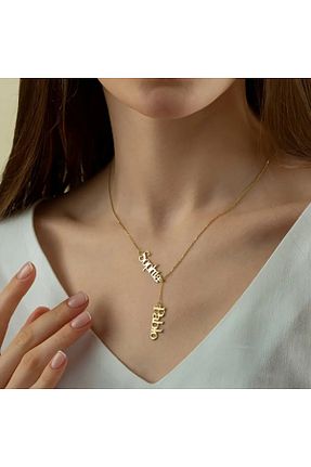 گردنبند نقره رنگی زنانه 925 عیار Satürn Silver Kuyumculuk - کد 870288143