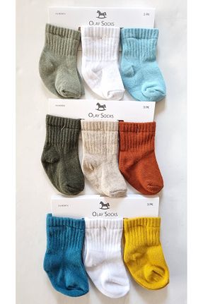 جوراب رنگی بچه گانه پنبه ای Olay Socks - کد 870295794