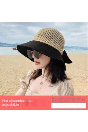 کلاه رنگی زنانه حصیر HİVA - کد 869854080