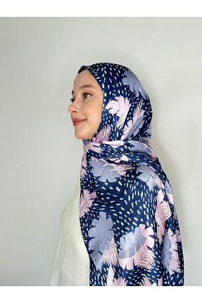 شال سرمه ای زنانه Modakaşmir - کد 869840192