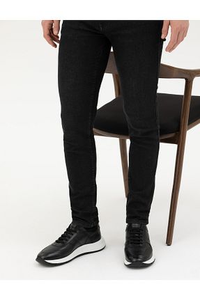 کفش کژوال مشکی مردانه چرم خالص Pierre Cardin - کد 833158688