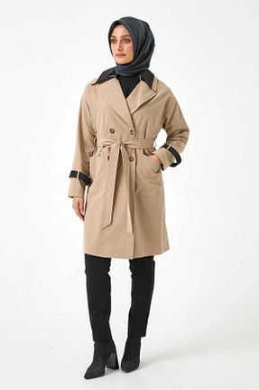 کلاه و ابایا بژ زنانه بافتنی Setrms - کد 863263663