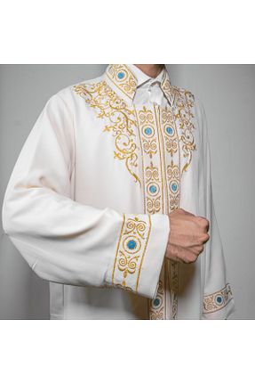 لباس ایمنی کار سفید SelçukluCübbe - کد 870311095