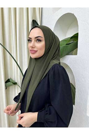 شال خاکی زنانه پلی استر Moda Sevda - کد 869872167