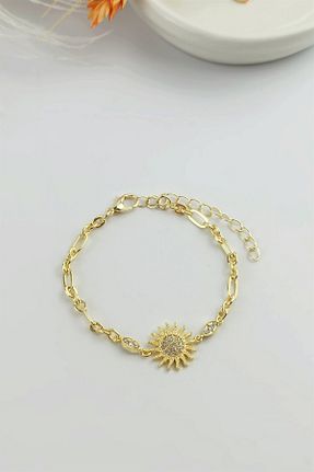 دستبند استیل (فولاد) طلائی زنانه استیل (فولاد) Çlk Accessories - کد 364592855