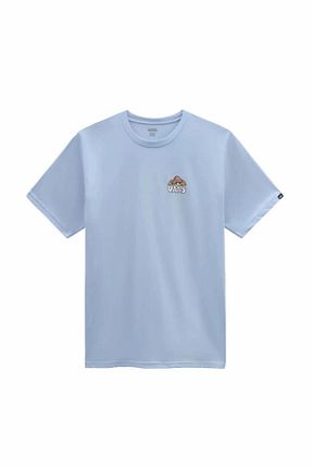 تیشرت آبی مردانه یقه دوچرخه Vans - کد 809502088