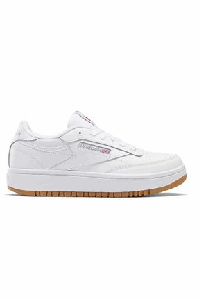 کفش اسنیکر سفید زنانه چرم اصل Reebok - کد 759636194