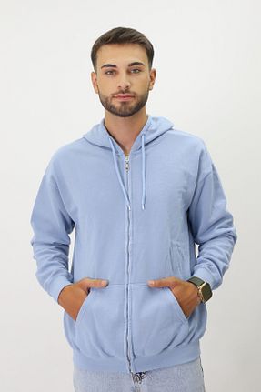 سوئیشرت آبی زنانه ساده Diop - کد 869912514