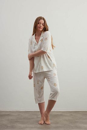 ست لباس راحتی نباتی زنانه گلدار Hays - کد 869929688