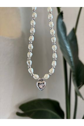 گردنبند جواهر زنانه مروارید aksesuaris - کد 869930580