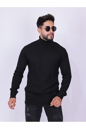 پلیور مشکی مردانه ساده Munza - کد 869952986