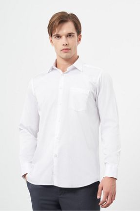 پیراهن سفید مردانه یقه کلاسیک İmza - کد 869950494