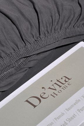 ست ملحفه دونفره طوسی Penye Devita Home - کد 774138940