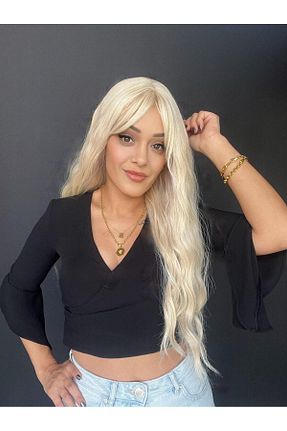 کلاه گیس بنفش زنانه Suzan Peruk - کد 869964817