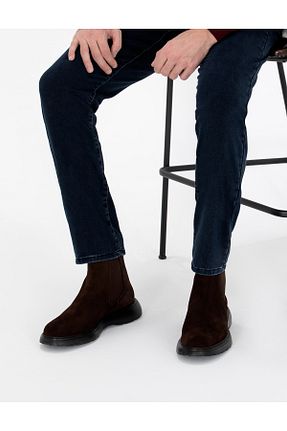 بوت / نیم بوت قهوه ای مردانه جیر Pierre Cardin - کد 856862049
