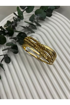 دستبند استیل (فولاد) طلائی زنانه استیل ضد زنگ Seymaccessories - کد 869975015