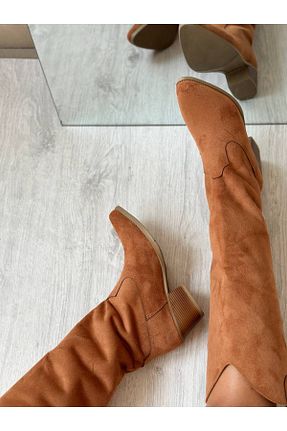 چکمه قهوه ای زنانه چرم مصنوعی SHOEBOURNE - کد 855379787