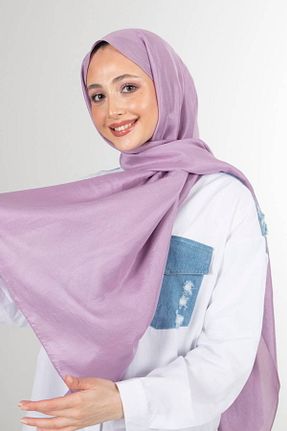 شال بنفش زنانه پنبه پلی استر haremscarfs - کد 869986797