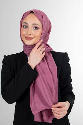 شال بنفش زنانه پنبه پلی استر haremscarfs - کد 870770432