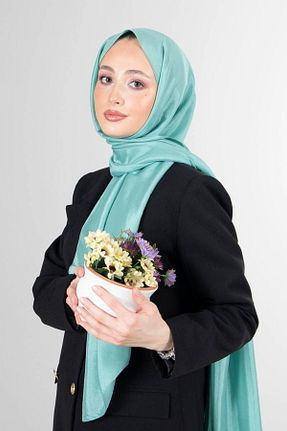شال سبز زنانه پنبه پلی استر haremscarfs - کد 869989942