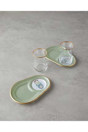 لیوان سبز شیشه English Home - کد 870003532