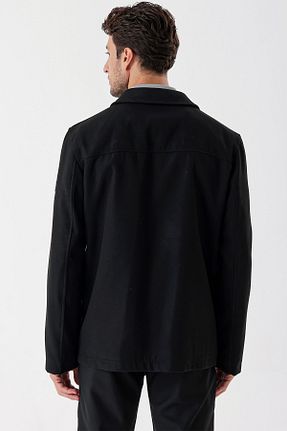 کاپشن مشکی مردانه اسلیم فیت İmza - کد 775768166