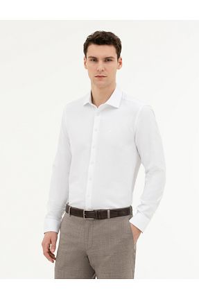 پیراهن سفید مردانه اسلیم فیت Pierre Cardin - کد 829676034
