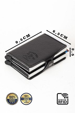جا کارتی مشکی مردانه ابعاد کوچک Newish - کد 57437449