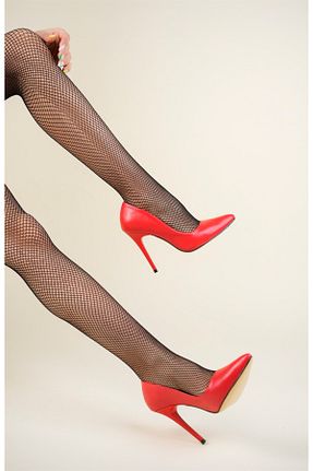 کفش پاشنه بلند کلاسیک قرمز زنانه چرم مصنوعی Birikon - کد 662880250