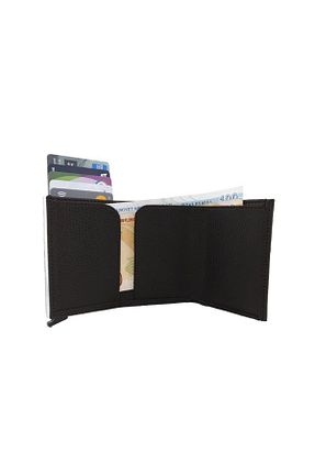 کیف پول مشکی مردانه چرم مصنوعی birdoz avm - کد 832205317
