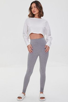 ساق شلواری طوسی زنانه بافتنی Forever 21 - کد 870037136