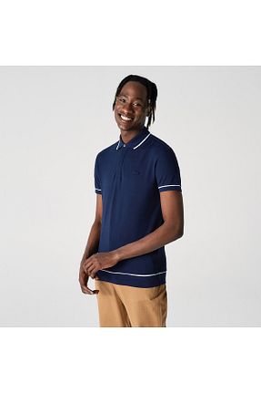 پولوشرت سرمه ای مردانه پنبه ای Lacoste - کد 4590611