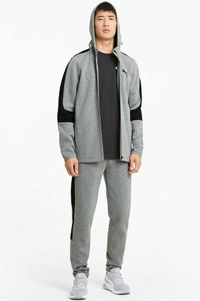 سوئیشرت طوسی مردانه ساده Puma - کد 870051888