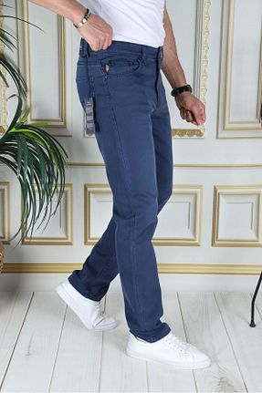 شلوار آبی مردانه بافتنی PHANTOM JEANS - کد 828479834