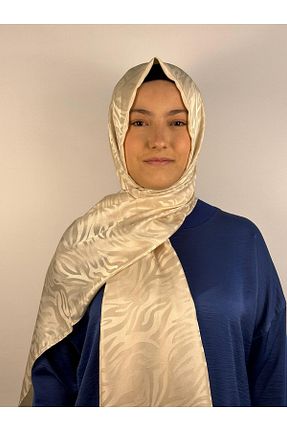 شال بژ زنانه پلی استر Azrina - کد 870058324
