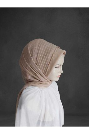 شال طلائی زنانه NurAy - کد 865885351