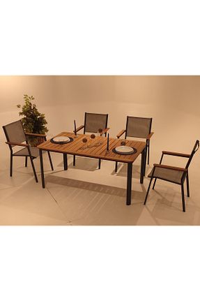 ست باغچه سفید آلومینیوم Divona Home - کد 870059150