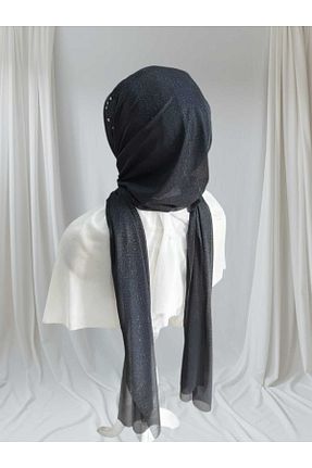 شال مشکی زنانه پنبه پلی استر NurAy - کد 865596745