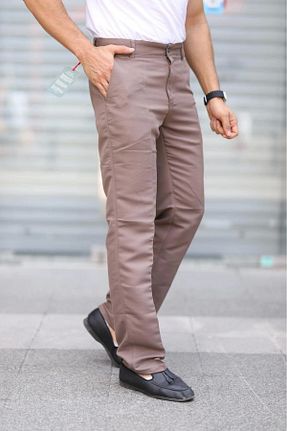 شلوار قهوه ای مردانه پلی ویسکون PHANTOM JEANS - کد 843246528